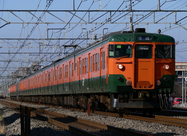 2006-01-17 JR東海道線辻堂～藤沢間を走る113系K47編成