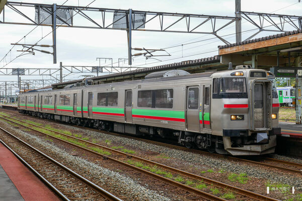 2019-09-14 苫小牧駅停車中の731系G-101編成。