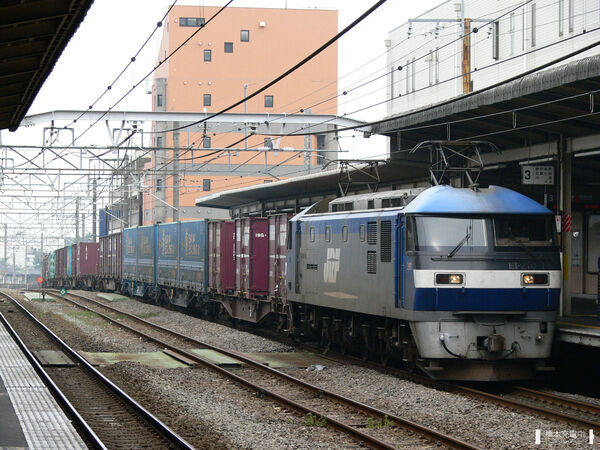 2006-02-23 JR武蔵野線西国分寺駅を通過するEF210-12牽引の貨物列車