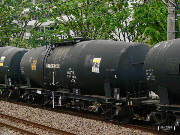 2006-05-09 南武線府中本町駅を通過するタキ35274（日本陸運産業（米タン））